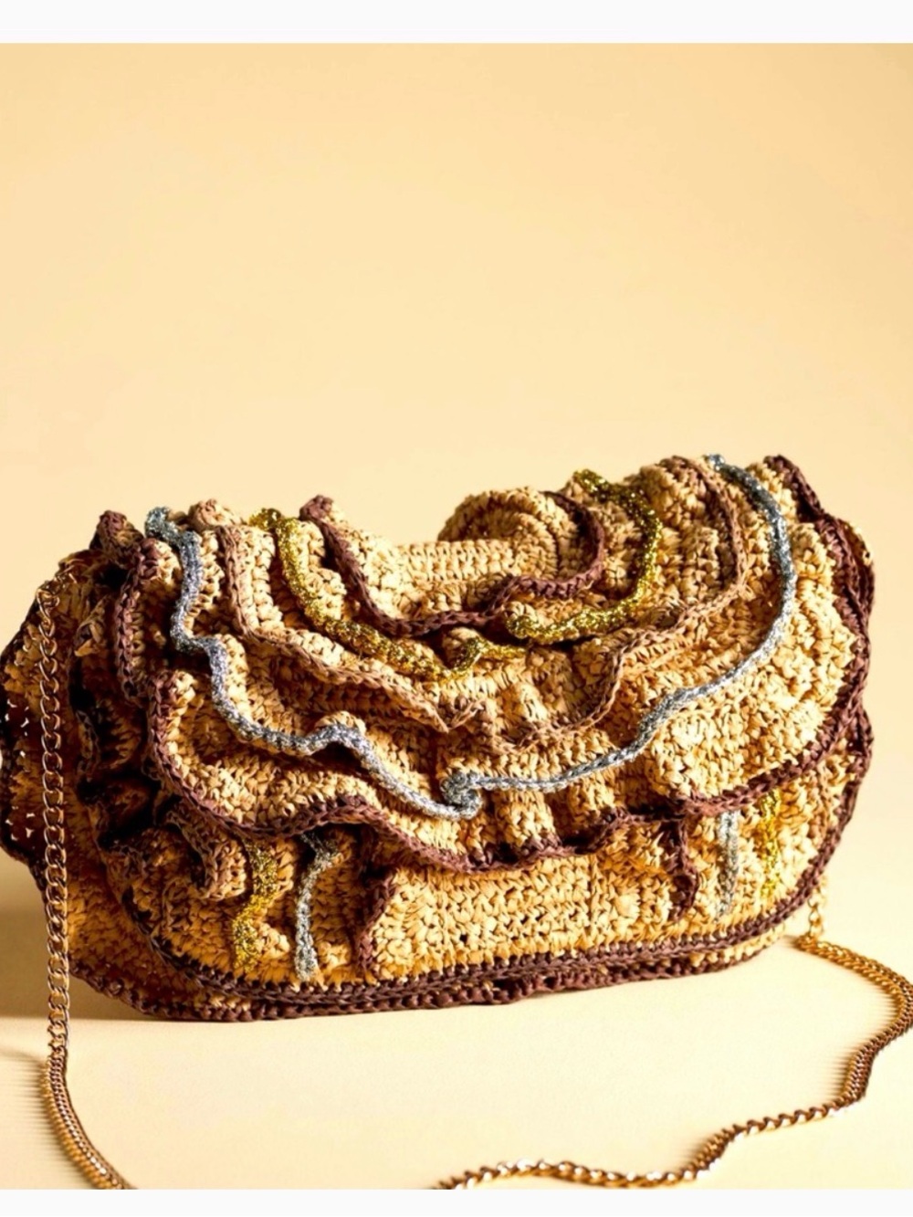 Anthropologie Raffia Maeve bag